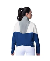 Msx by Michael Strahan Women's Blue/Gray Tampa Bay Lightning Tessa Full-Zip Jacket