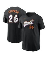 Nike Men's Matt Chapman Anthracite San Francisco Giants 2025 City Connect Fuse Name Number T-Shirt