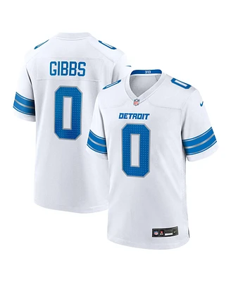 Nike Men's Jahmyr Gibbs White Detroit Lions Game Player Jersey