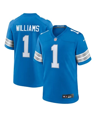 Nike Men's Jameson Williams Blue Detroit Lions Game Player Jersey