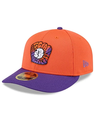 New Era Men's Orange/Purple San Francisco Giants 2025 City Connect Batting Practice Low Profile 59FIFTY Fitted Hat