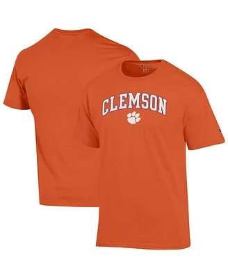 Champion Men's Orange Clemson Tigers Arch Over Logo T-Shirt