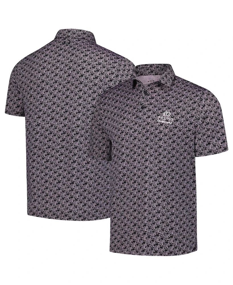 Under Armour Men's Black Truist Championship Playoff 3.0 Golden Eagle Polo Shirt