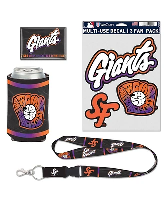 Wincraft San Francisco Giants 2025 City Connect Fan, Pack of 4