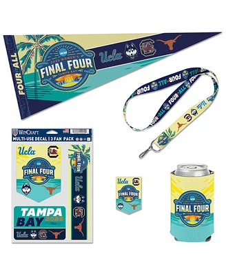 Wincraft 2025 Ncaa Women's Basketball Tournament March Madness Final Four Four-Team Fan Bundle