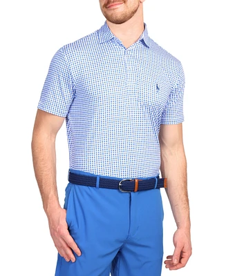 Tailorbyrd Men's Roll the Dice Printed Performance Polo