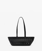 Mango Women's Die-Cut Shoulder Bag
