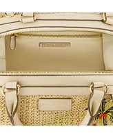 Tommy Bahama Flamingo Embroidery Satchel
