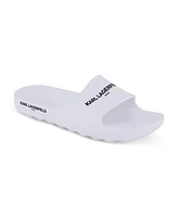 Karl Lagerfeld Paris Men's Logo Print Slides