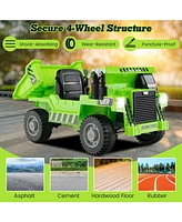Kids Ride on Dump Truck 12V Car with Electric Bed
