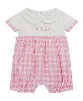 Guess Baby Girls Seersucker One Piece