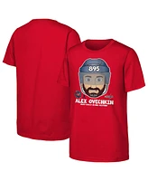 Outerstuff Big Boys and Girls Alexander Ovechkin Red Washington Capitals Nhl All-Time Leading Goal Scorer Emoji T-Shirt