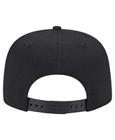 New Era Men's Black Sacramento Kings Team Text Golfer Snapback Hat