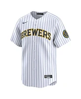 Nike Men's White Milwaukee Brewers Alternate Limited Jersey