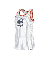 New Era Women's White Detroit Tigers Gameday Pinstripe Tank Top