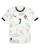 Puma Men's Cristiano Ronaldo White Portugal National Team 2025 Away Authentic Jersey