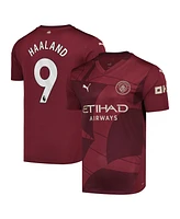 Puma Men's Erling Haaland Burgundy Manchester City 2024/25 Third Replica Player Jersey