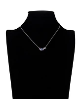 Disney Cubic Zirconia Stitch Basketball Charm Necklace