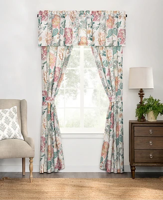 Rose Tree Komodo Floral Window Panel Set, 84" x 50"