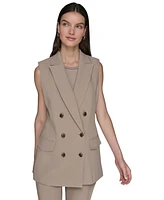 Karl Lagerfeld Paris Women's Double-Breasted Vest