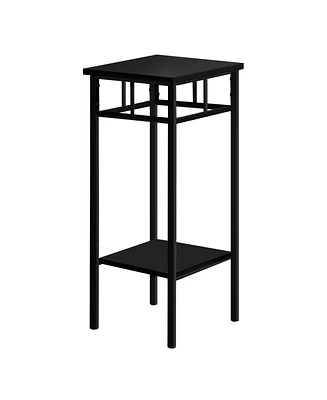 Rustic Square End Table with Shelf – Versatile Storage Piece