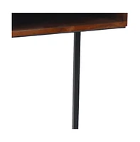 Solid Wood Square End Table – Minimalist Side Table with Sturdy Build for Home Spaces