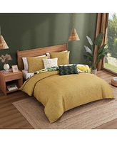 Bebejan Radiance Bedding 100% Cotton Sateen 5 Piece Queen Size Reversible Comforter Set