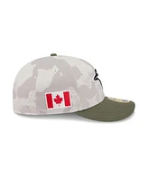 New Era Men's Light Beige/Olive Toronto Blue Jays 2025 Armed Forces Day Low Profile 59FIFTY Fitted Hat