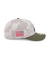 New Era Men's Light Beige/Olive Arizona Diamondbacks 2025 Armed Forces Day Low Profile 59FIFTY Fitted Hat