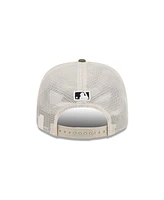 New Era Men's Light Beige/Olive Toronto Blue Jays 2025 Armed Forces Day 9SEVENTY Adjustable Hat
