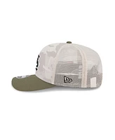 New Era Men's Light Beige/Olive St. Louis Cardinals 2025 Armed Forces Day 9SEVENTY Adjustable Hat
