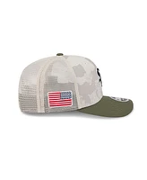 New Era Men's Light Beige/Olive Chicago White Sox 2025 Armed Forces Day 9SEVENTY Adjustable Hat