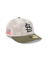 New Era Men's Light Beige/Olive St. Louis Cardinals 2025 Armed Forces Day 59FIFTY Fitted Hat