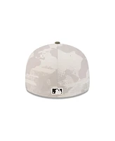New Era Men's Light Beige/Olive Pittsburgh Pirates 2025 Armed Forces Day 59FIFTY Fitted Hat