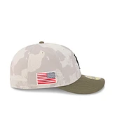 New Era Men's Light Beige/Olive York Mets 2025 Armed Forces Day 59FIFTY Fitted Hat