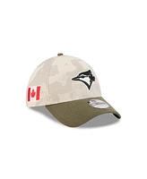 New Era Men's Light Beige/Olive Toronto Blue Jays 2025 Armed Forces Day 39THIRTY Flex Hat