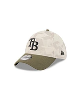 New Era Men's Light Beige/Olive Tampa Bay Rays 2025 Armed Forces Day 39THIRTY Flex Hat