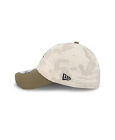 New Era Men's Light Beige/Olive Seattle Mariners 2025 Armed Forces Day 39THIRTY Flex Hat