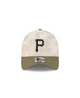 New Era Men's Light Beige/Olive Pittsburgh Pirates 2025 Armed Forces Day 39THIRTY Flex Hat
