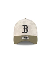 New Era Men's Light Beige/Olive Boston Red Sox 2025 Armed Forces Day 39THIRTY Flex Hat