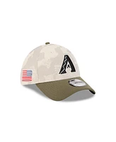 New Era Men's Light Beige/Olive Arizona Diamondbacks 2025 Armed Forces Day 39THIRTY Flex Hat