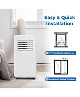 3-in-1 8000 Btu Portable Air Conditioner with Remote Control
