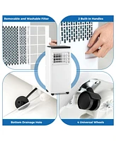 10000 Btu Portable Air Conditioner with Remote Control Cools up to 350 Sq.Ft