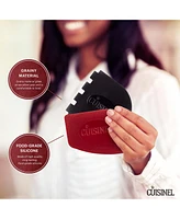 Cuisinel Pan Scraper Tool Set - Flexible Kitchen Cleaning Utensil for Cast Iron Grill Pans, Skillets, Pots, Dishes