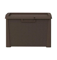 Patio Storage Box Brown 33 gal Pp