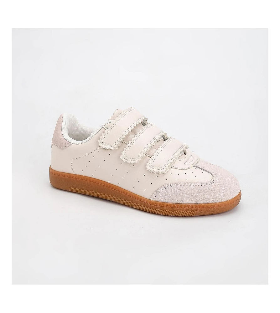 Blake Triple-Strap Gum Sole Sneakers