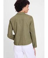 Olsen Women's Linen Blend Jacket