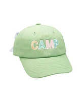 Bits & Bows Girls Camp Bow Baseball Hat