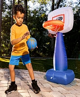 Franklin Sports Nerf AirHoop Kids Inflatable Basketball Hoop Set