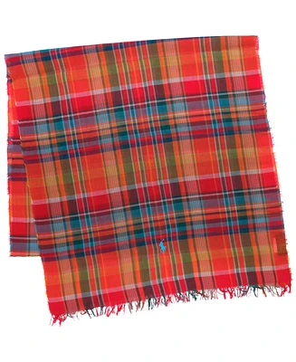 Polo Ralph Lauren Men's Bright Plaid Scarf